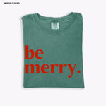 Be Merry Screen Print Transfer U104