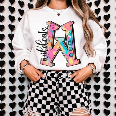 Chaotic Print Wildcats DTF Transfer