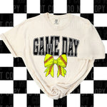 Game Day Softball Bow DTF Transfer
