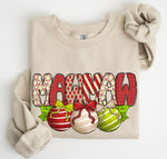 Mawmaw with Christmas Ornaments DTF Transfer