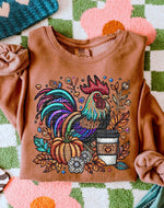 JEWELED FALL ROOSTER DTF Transfer