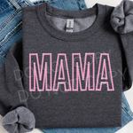 MAMA Rosette Pink DTF Transfer