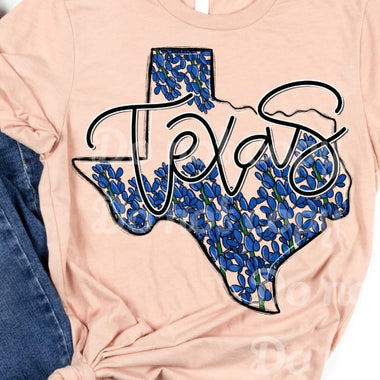 Whimsy Texas DTF Transfer