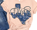 Whimsy Texas DTF Transfer