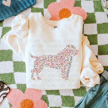 American Bulldog Mom DTF Transfer