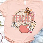 Happy Daisy TEACHER DTF Transfer