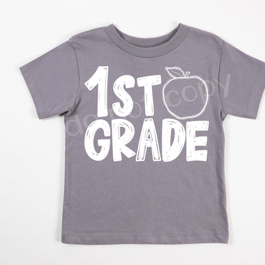 1st Grade Screen Print Transfer V26 8"