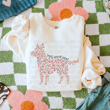 Texas Heeler Mom DTF Transfer