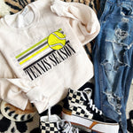 Tennis Season Retro Strip DTF Transfer