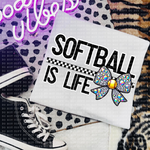 Softball is Life DTF Transfer