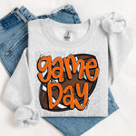 Game Day Football Orange DTF Transfer (SWD)