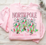 North Pole Pink DTF Transfer