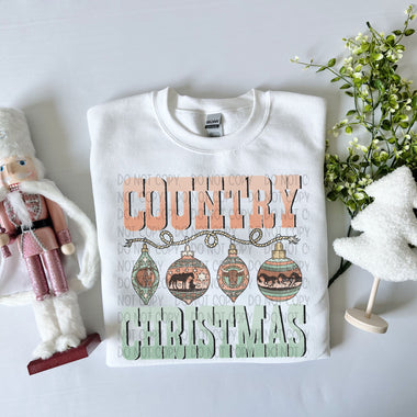 Country Christmas DTF Transfer
