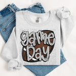 Game Day Football Grey DTF Transfer (SWD)