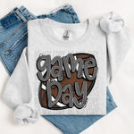 Game Day Football Grey DTF Transfer (SWD)