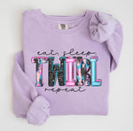 Eat, Sleep,Twirl Repeat DTF Transfer