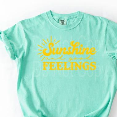 Sunshine and Good Feelings DTF Transfer