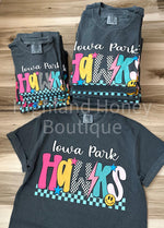Preppy Your Town Mascot Checkered DTG Wholesale Tee