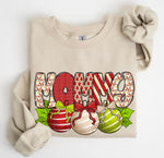 Mommy with Christmas Ornaments DTF Transfer