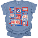 4TH OF JULY COLLAGE DTF Transfer (SCD)