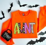 AUNT Halloween Version DTF Transfer