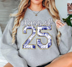 Class of ‘25 Navy DTF Transfer
