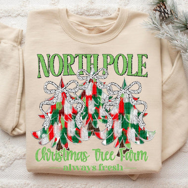 North Pole Green DTF Transfer