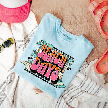 Beach Days DTF Transfer