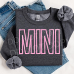 MINI Rosette Pink DTF Transfer