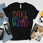 Chalkboard OFFICE Squad DTF Transfer