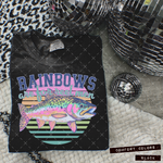 Rainbows Are For Reel Men DTF Transfer (KD)