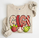 Gigi with Christmas Ornaments DTF Transfer