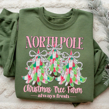 North Pole Pink DTF Transfer