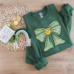 Green Horseshoe Bow DTF Transfer