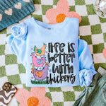 Life is Better with Chickens DTF Transfer