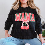 Mama Cherries & Bow DTF Transfer