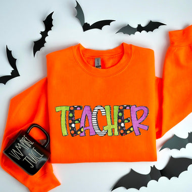 TEACHER Halloween Version DTF Transfer