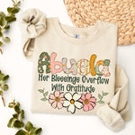 Abuela Her Blessings Overflow DTF Transfer