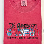All American Grandma DTF Transfer