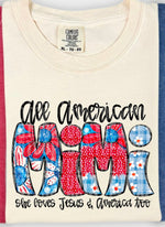 All American Mimi DTF Transfer