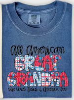 All American Great Grandma  DTF Transfer