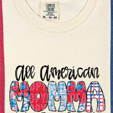 All American Momma DTF Transfer