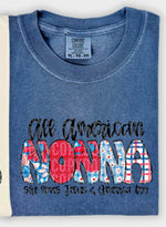 All American Nonna  DTF Transfer