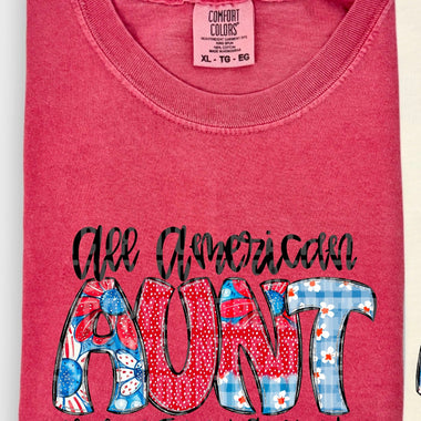 All American Aunt  DTF Transfer