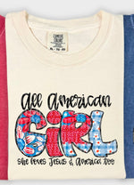 All American Girl DTF Transfer