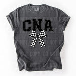 CNA Checkered Bow DTF Transfer
