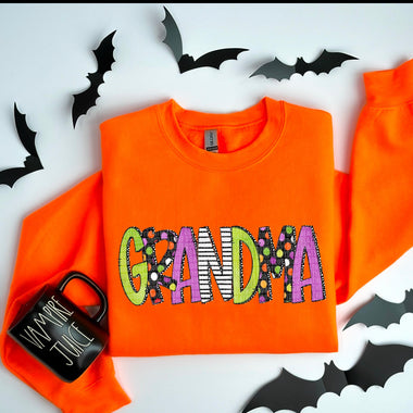 GRANDMA Halloween Version DTF Transfer