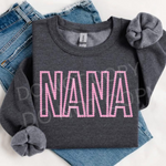 NANA Rosette Pink DTF Transfer
