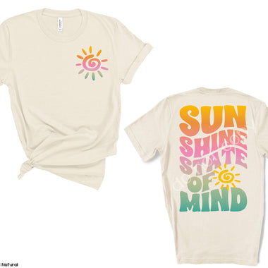 Sunshine State of Mind Front and Back Screen Print High Heat Transfer QQ78