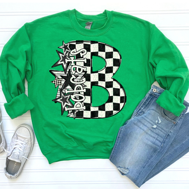 Bobcats Big Check Mascot DTF Transfer (CS)